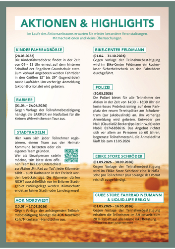 Aktionen & Highlights 2026