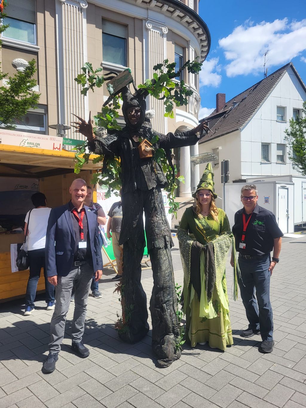 v.l.n.r. Michael Kahrig, Oliver Kessler, Jessica Mann und Dominik Andreas