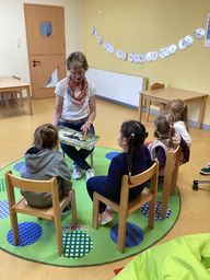 Vorlesepatin im Kindergarten Scharfenberg