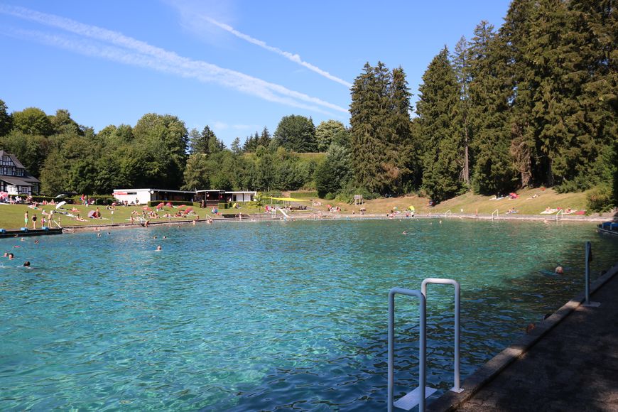 Waldfreibad Gudenhagen - Blick Richtung Kinderbecken