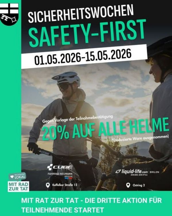 3. Aktion Cube Store Fahrrad Neumann und Liquid-Life Brilon 