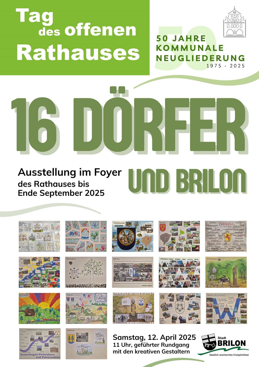 Plakat "16 Dörfer und Brilon"