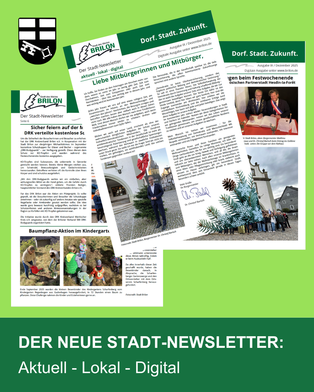 Auszüge Newsletter der Stadt Brilon Nr. 9