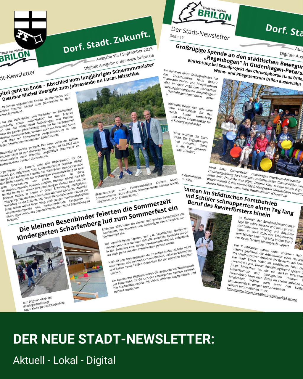 Auszüge Newsletter der Stadt Brilon Nr. 8