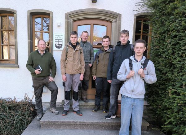 Praktikanten im Städtischen Forstbetrieb