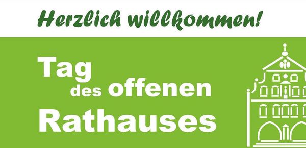 Plakat mit Programm zum Tag des offenen Rathauses 2025