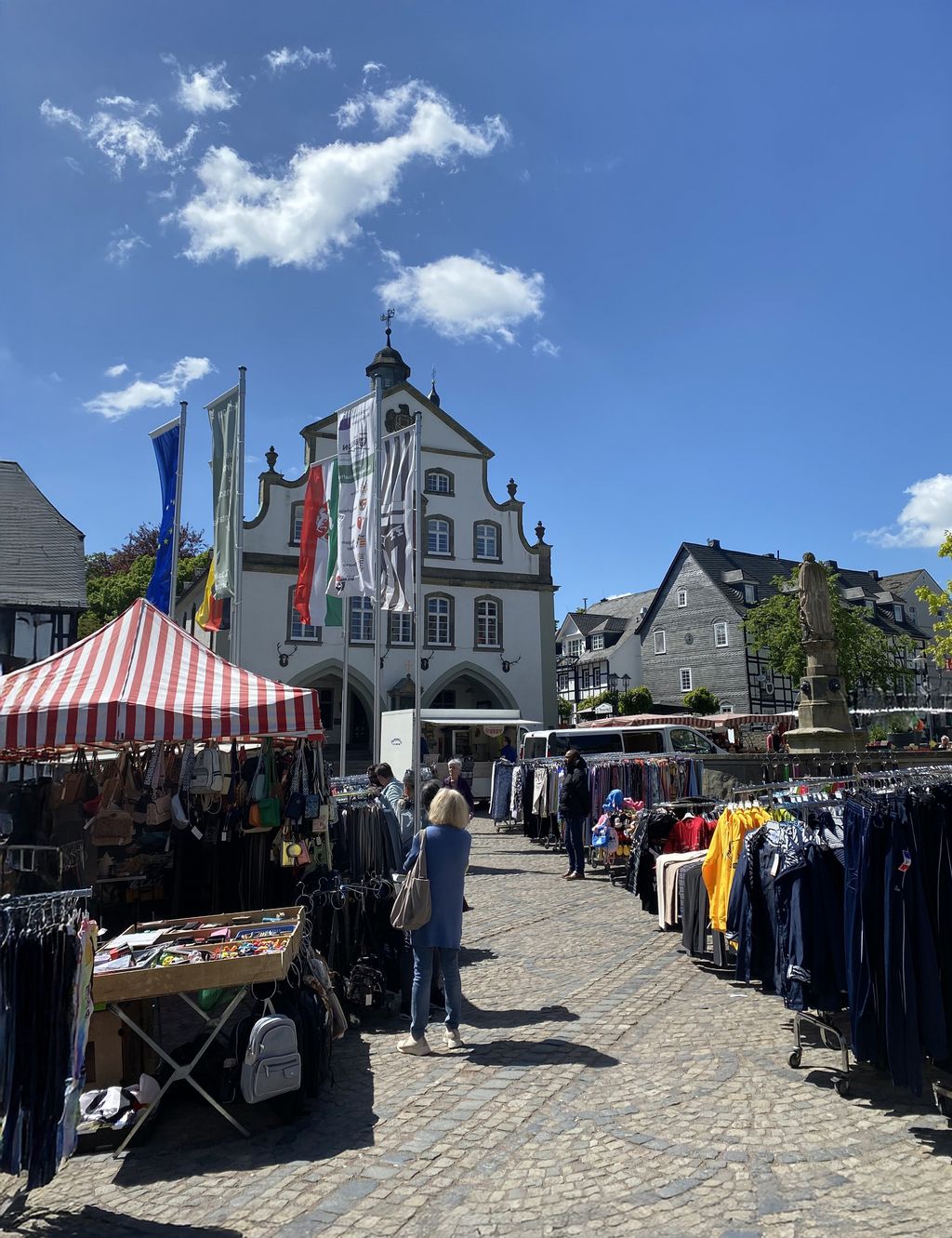Krammarkt auf dem Marktplatz