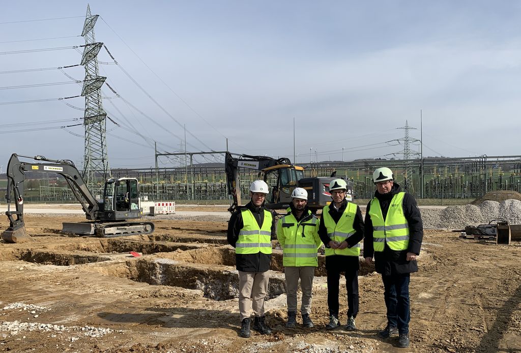 Baubeginn Großbatteriespeicher