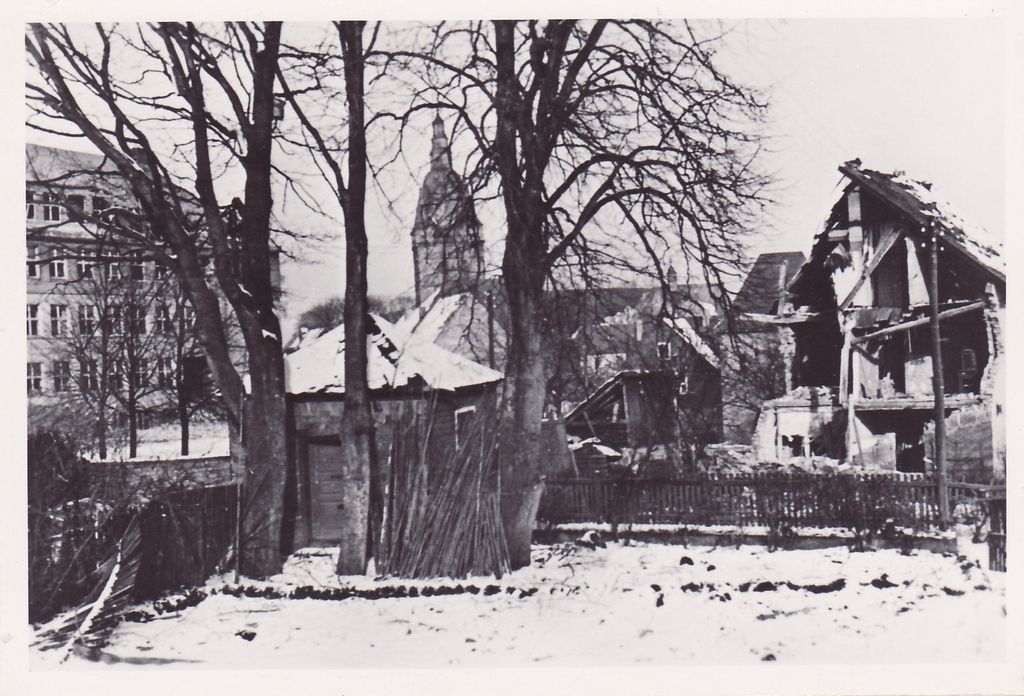 Brilon nach Bombenangriffen im Januar 1945