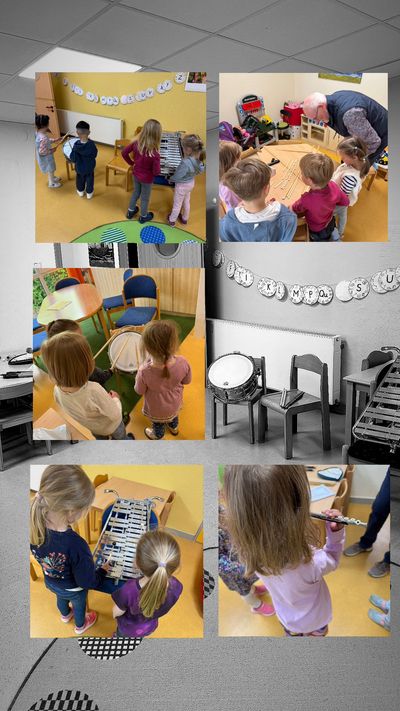 Impressionen der Aktion im Kindergarten Scharfenberg 