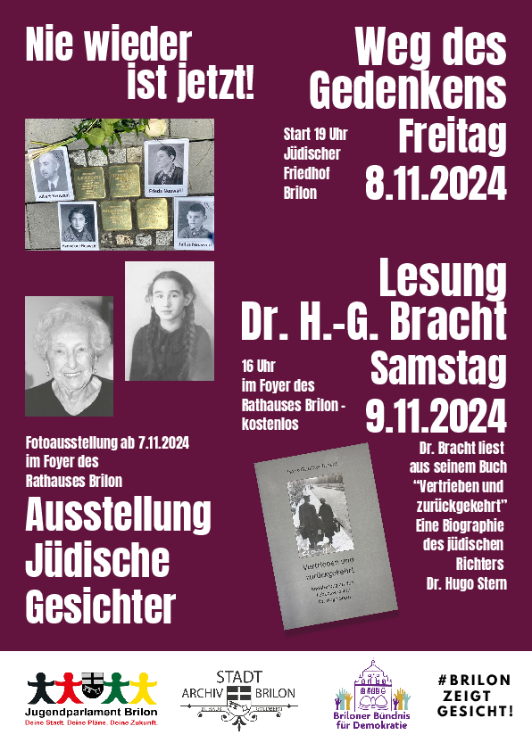 Gedenken an die Pogromnacht