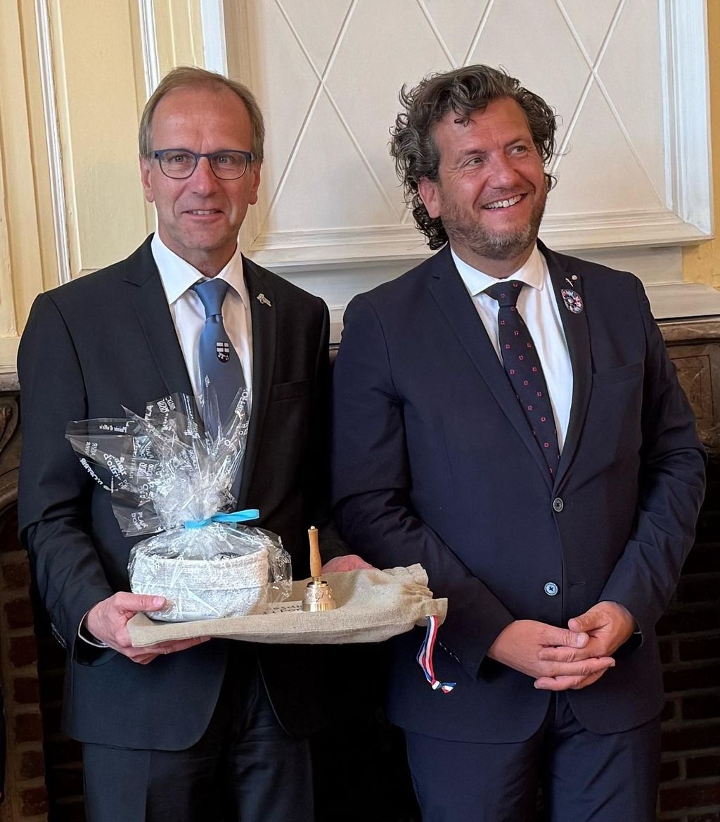 Bürgermeister Dr. Bartsch und Bürgermeister Demoncheaux