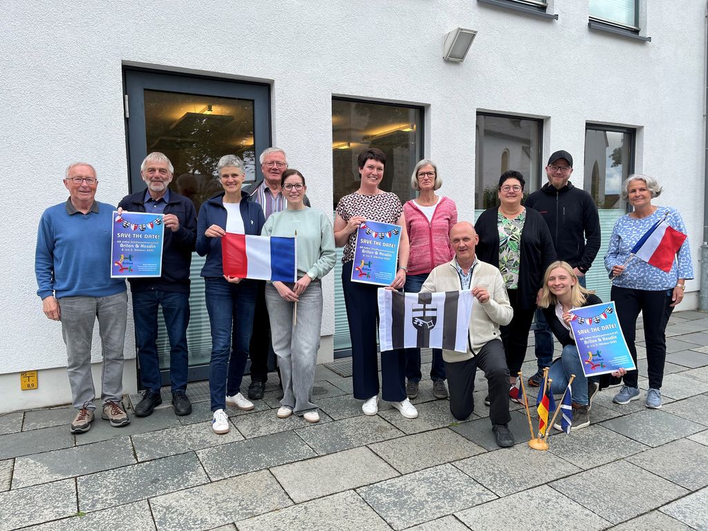 Das Organisationsteam 60 Jahre Freundschaft mit Hesdin-la-Forêt. 