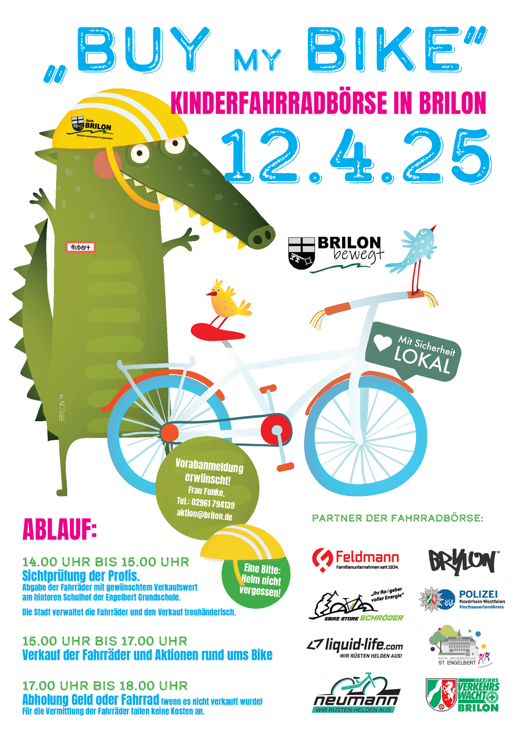 Plakat Kinderfahrradbörse / BRYLON GmbH